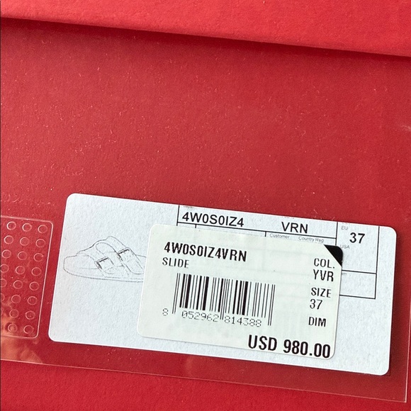 Valentino Garavani 30mm Fussfriend White Calf Leather New Sz 37 (7) - Picture 4 of 13